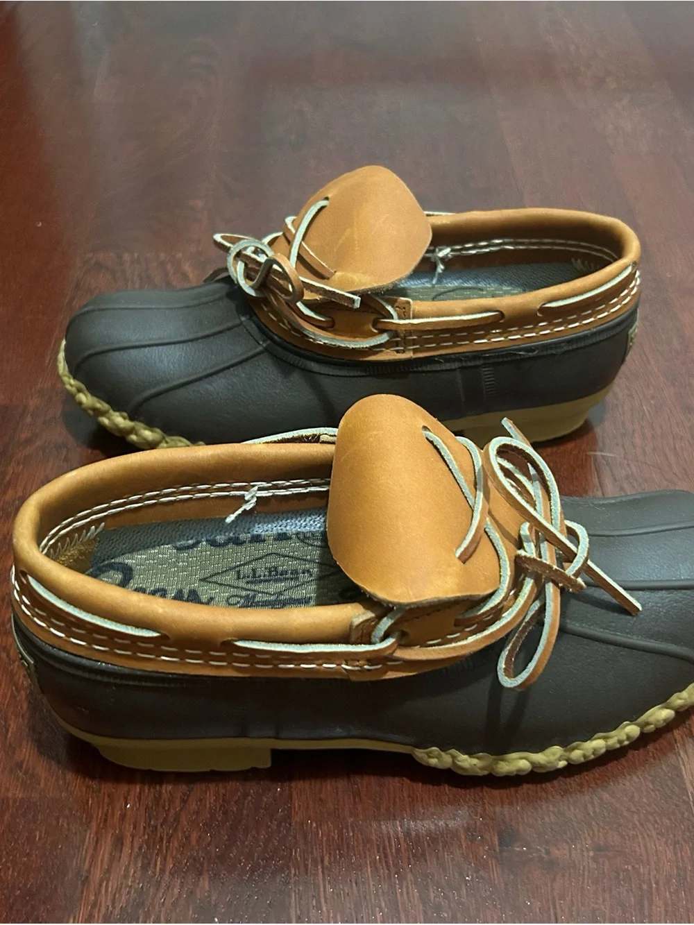 L.L. Bean Brown and Tan Classic Duck Shoes